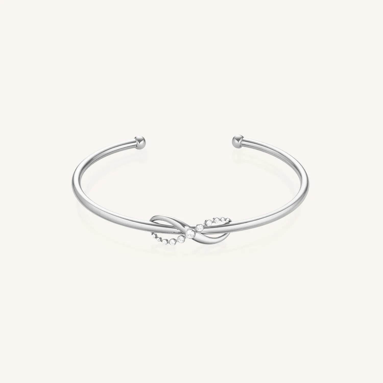 Rosefield Infinity Bangle armring gull