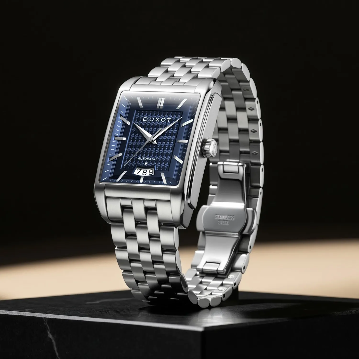 Duxot Livorno klokke Electric Azure 33 mm rektangulær