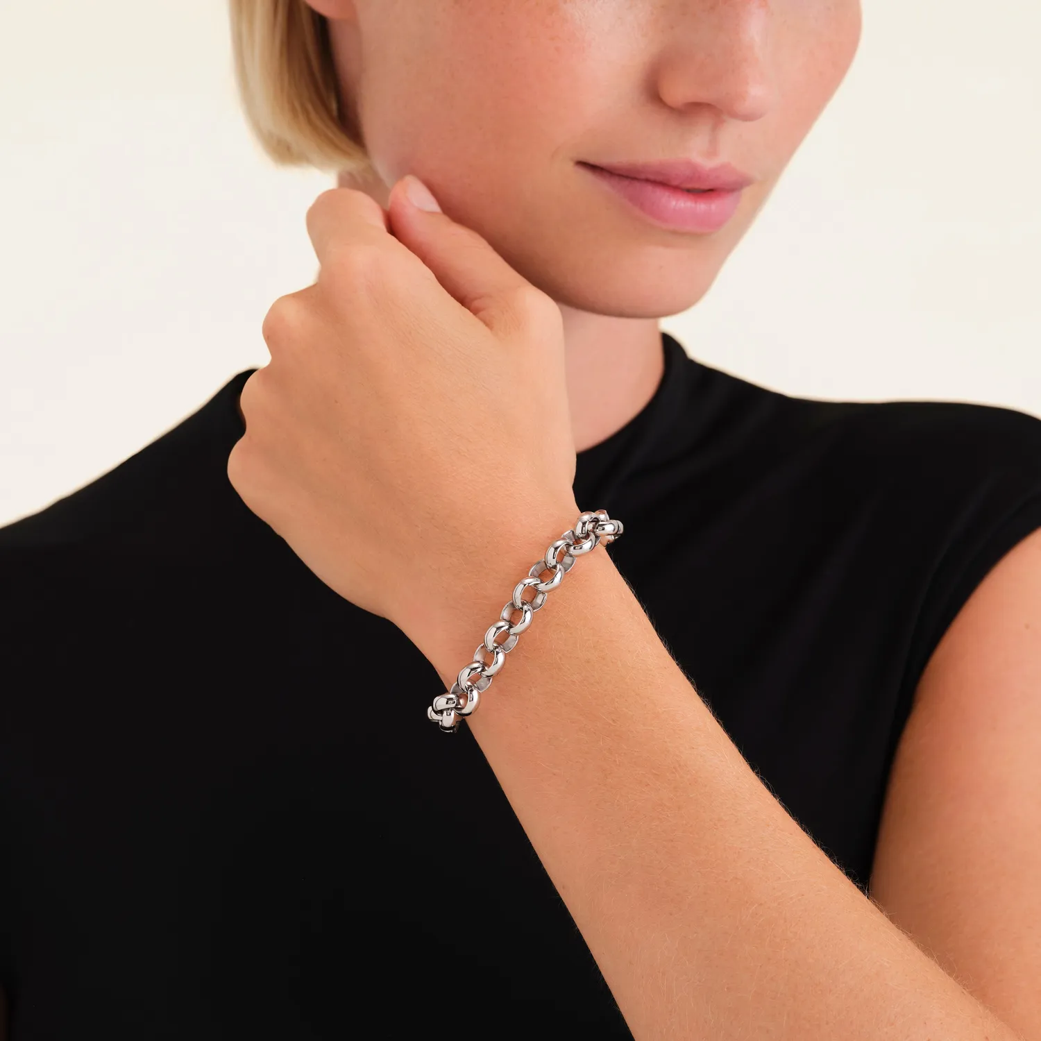 Rosefield Essentials Chunky Bracelet armbånd gull