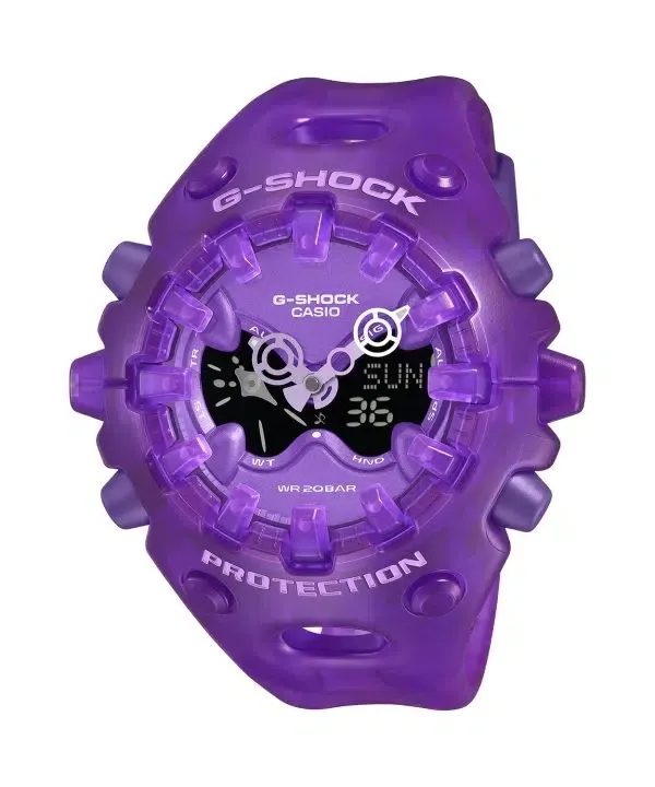 G-Shock GA-V01SKE-6AER analog-digital klokke lilla