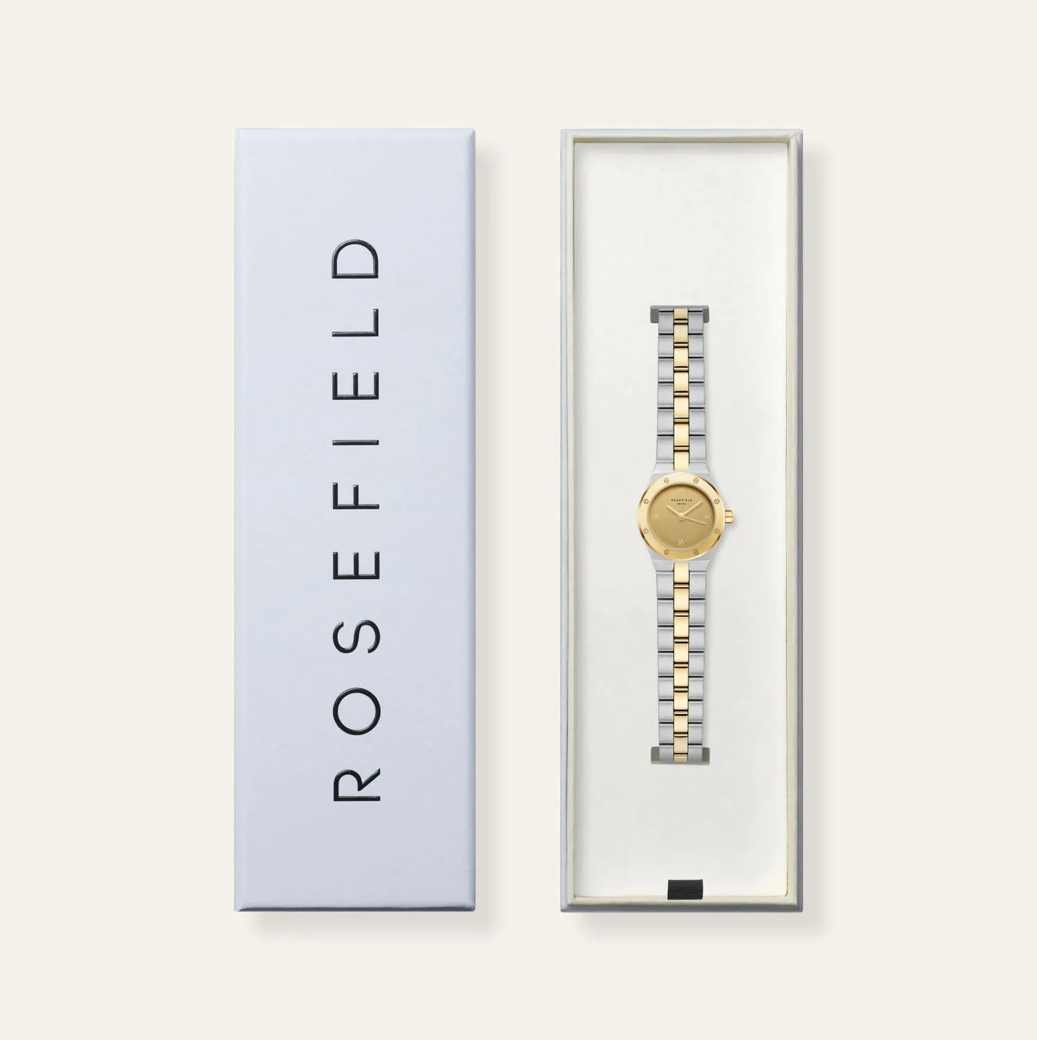Rosefield Rose XS Duotone klokke 24 mm tofarget stål