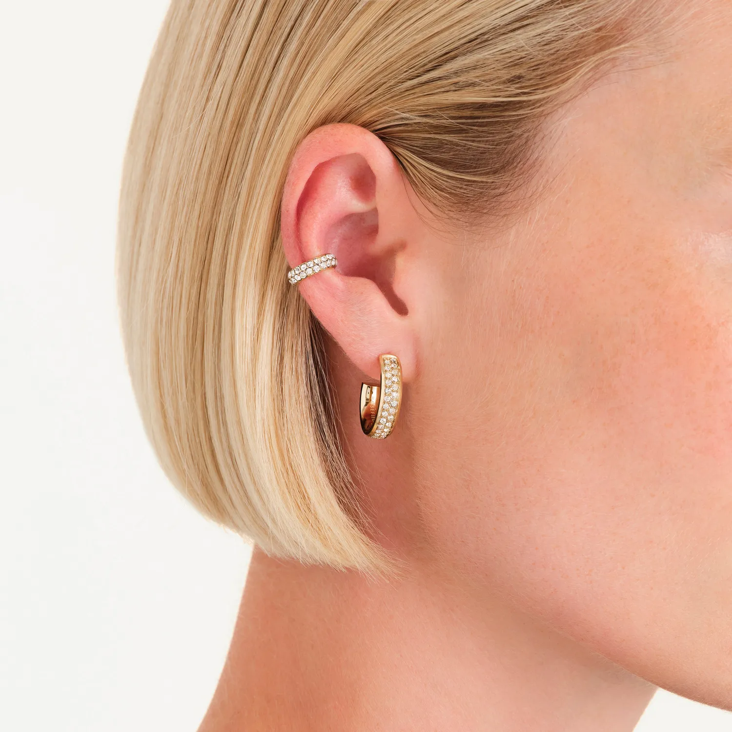 Rosefield Essentials Studs Earcuff øresmykke, gull
