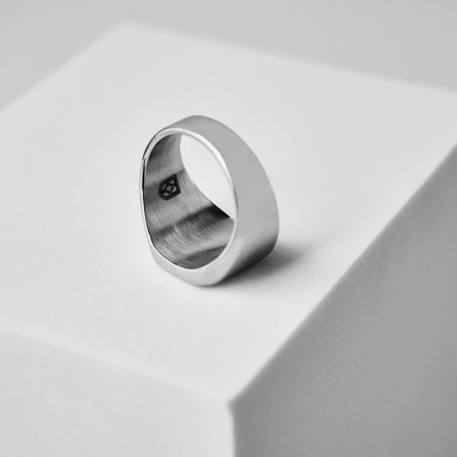 Duxot Atlantica Ring Silver ring størrelse 20 rustfritt stål