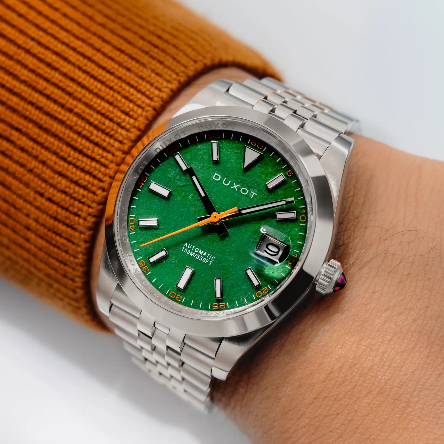 Duxot Vezeto Aventurine automatisk klokke 40 mm