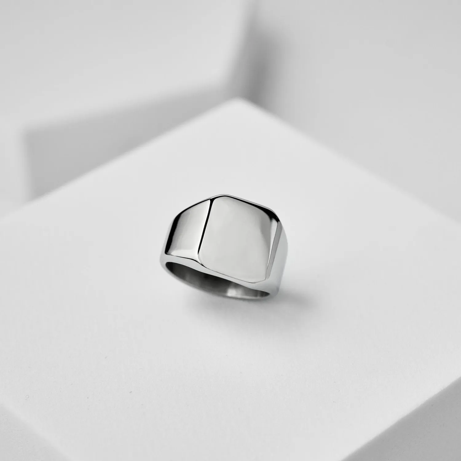 Duxot Atlantica Ring Silver ring størrelse 20 rustfritt stål