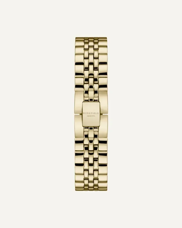 Rosefield Small Edit Gold Strap klokkerem 12 mm gullfarget stål