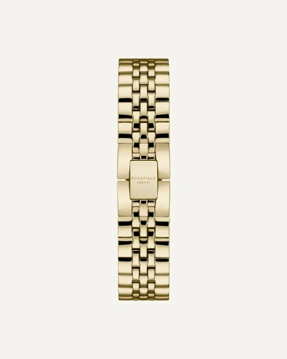 Rosefield Small Edit Gold Strap klokkerem 12 mm gullfarget stål