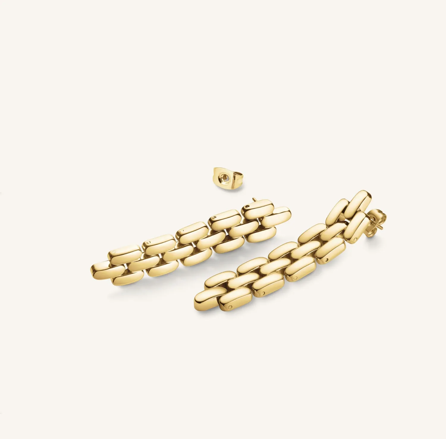 Rosefield Legacy Long Earrings øredobber gull