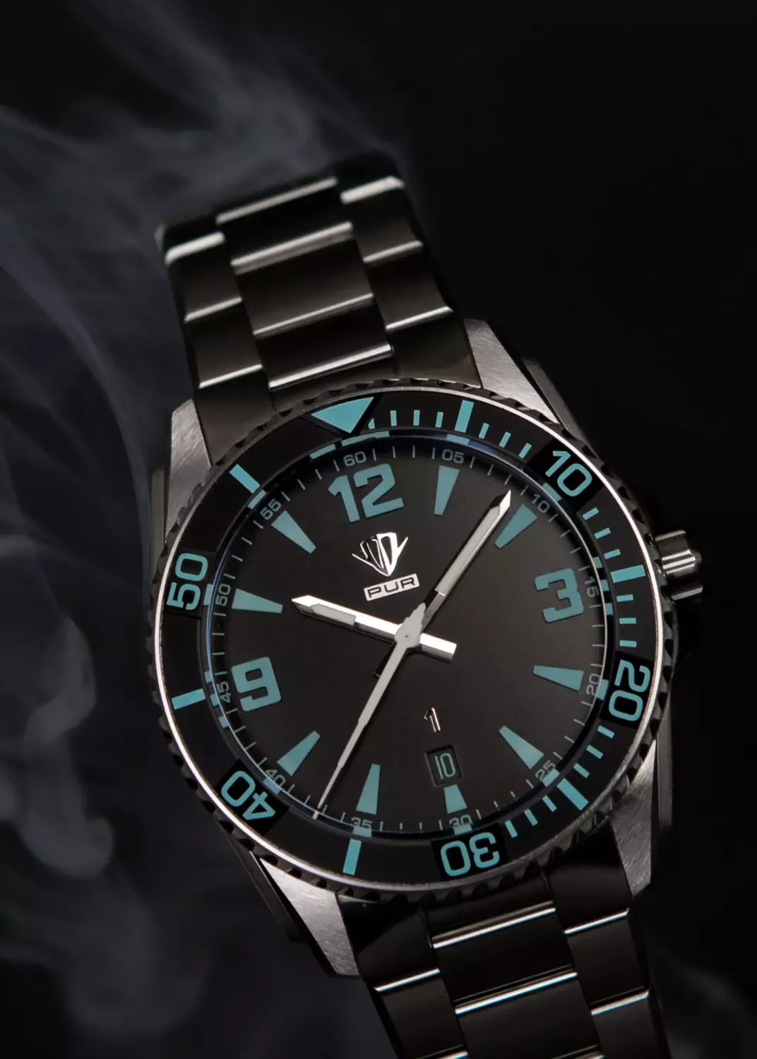 Perfekt Ur PUR 1 Sort armbåndsur