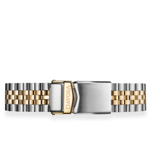 DAVOSA Ternos Medium PentaLink Bicolor Gold klokkerem 18 mm