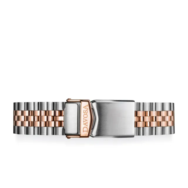 DAVOSA Ternos Medium PentaLink Bicolor Rosé klokkerem 18 mm