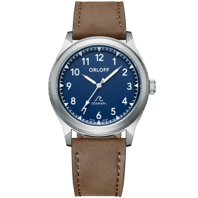 Orloff Ocean O1004 herreklokke skinnrem safirglass