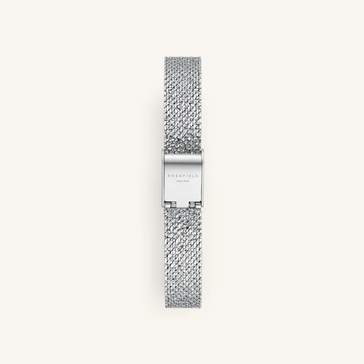 Rosefield Ovale Indigo Silver klokke sølv 22 × 29 mm