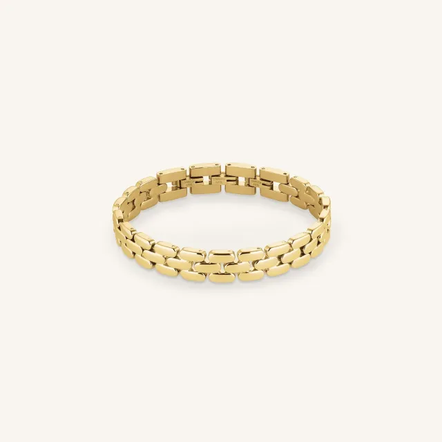 Rosefield Legacy Bracelet armbånd gull 17–19,5 cm