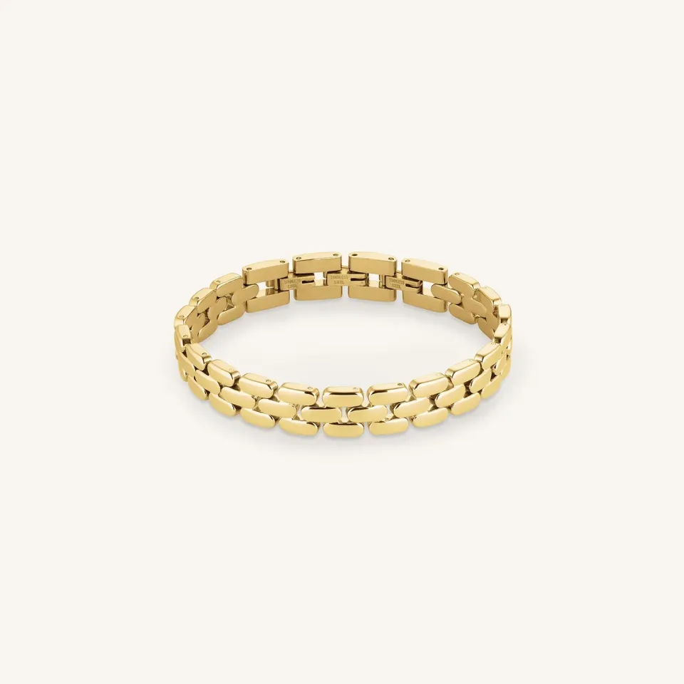 Rosefield Legacy Bracelet armbånd gull 17–19,5 cm