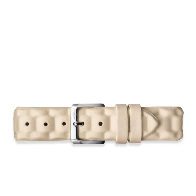 DAVOSA Cowhide Beige 18 mm klokkereim i beige kuskinn