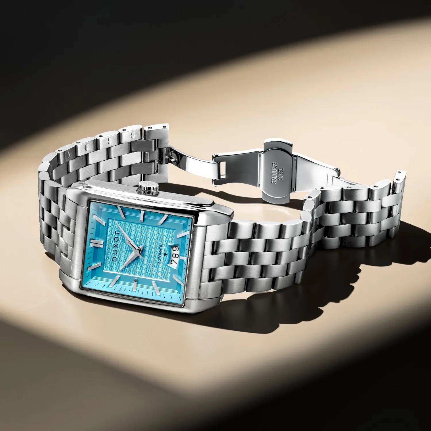 Duxot Livorno klokke Teal Spark 33 mm rektangulær