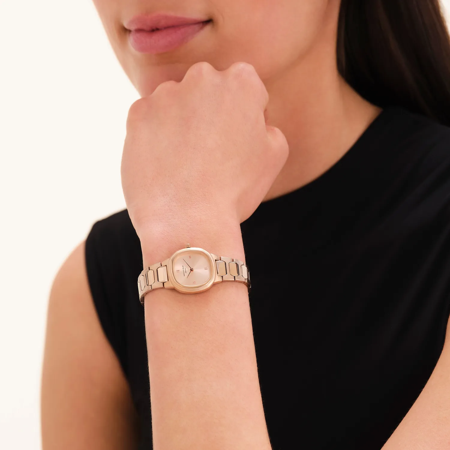 Rosefield Gaia XS Rose Gold klokke 25 mm uten gravering