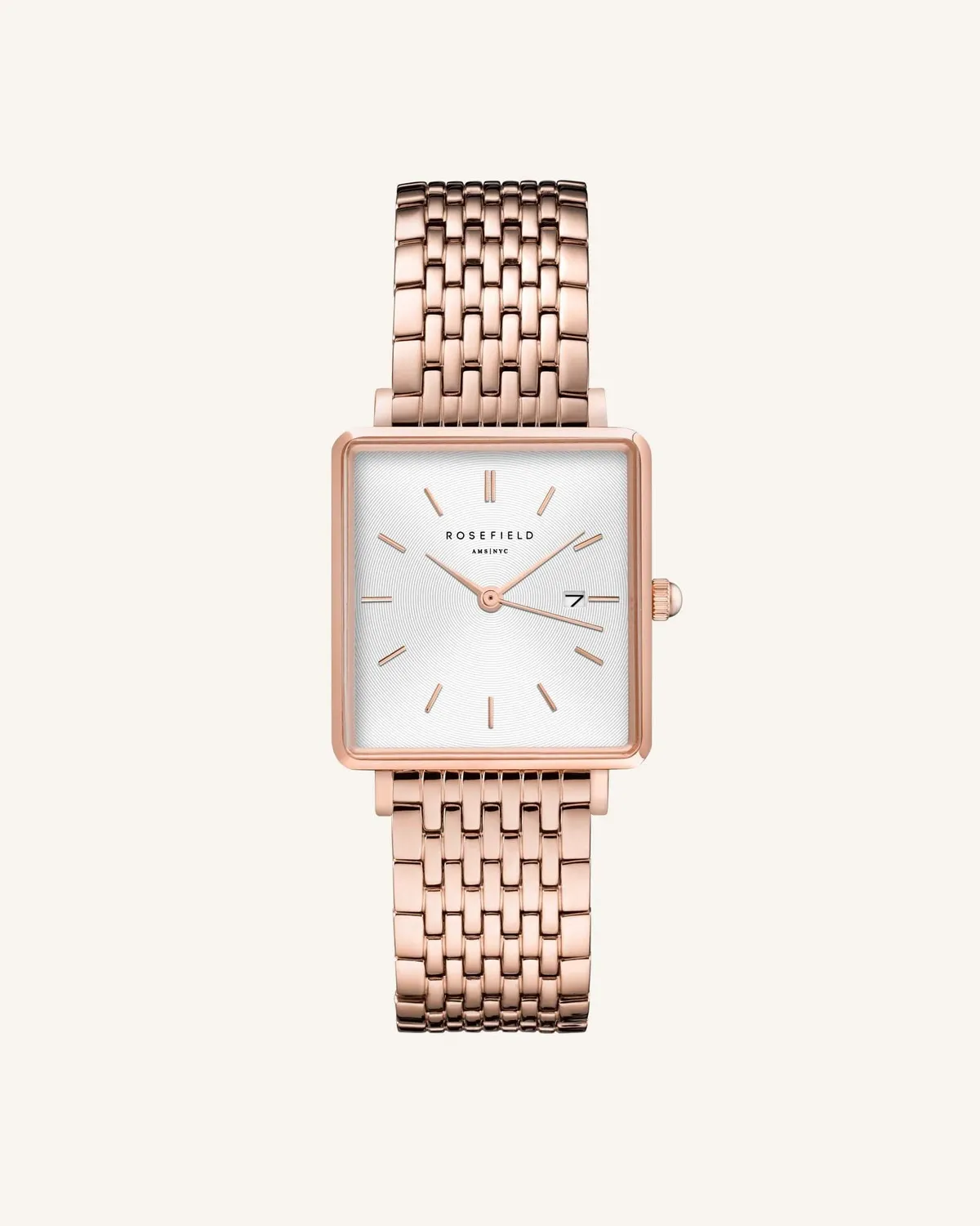 Rosefield Upper East Side lenke 33 mm roségull stål