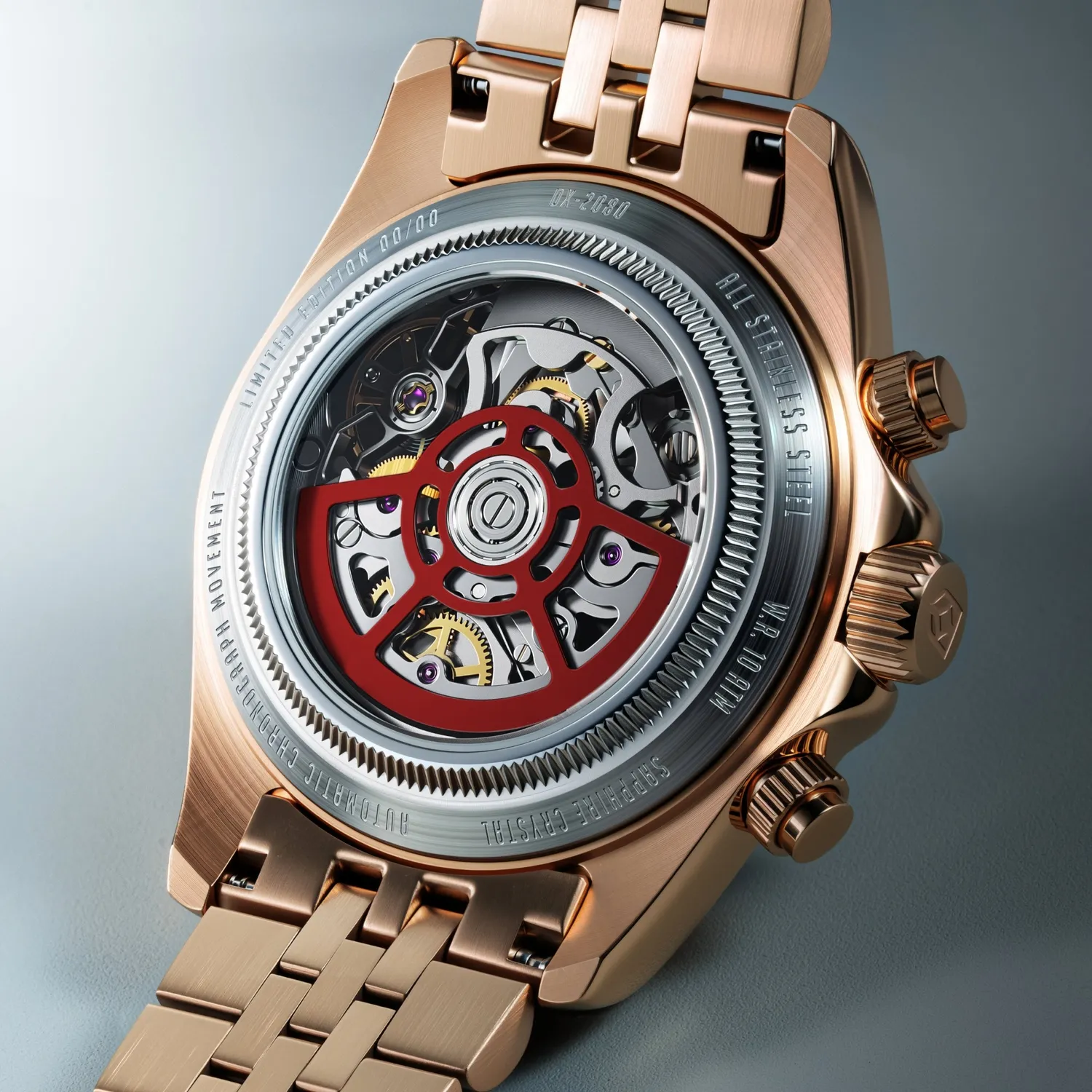 Duxot Accelero Bourbon Charm automatisk kronografklokke