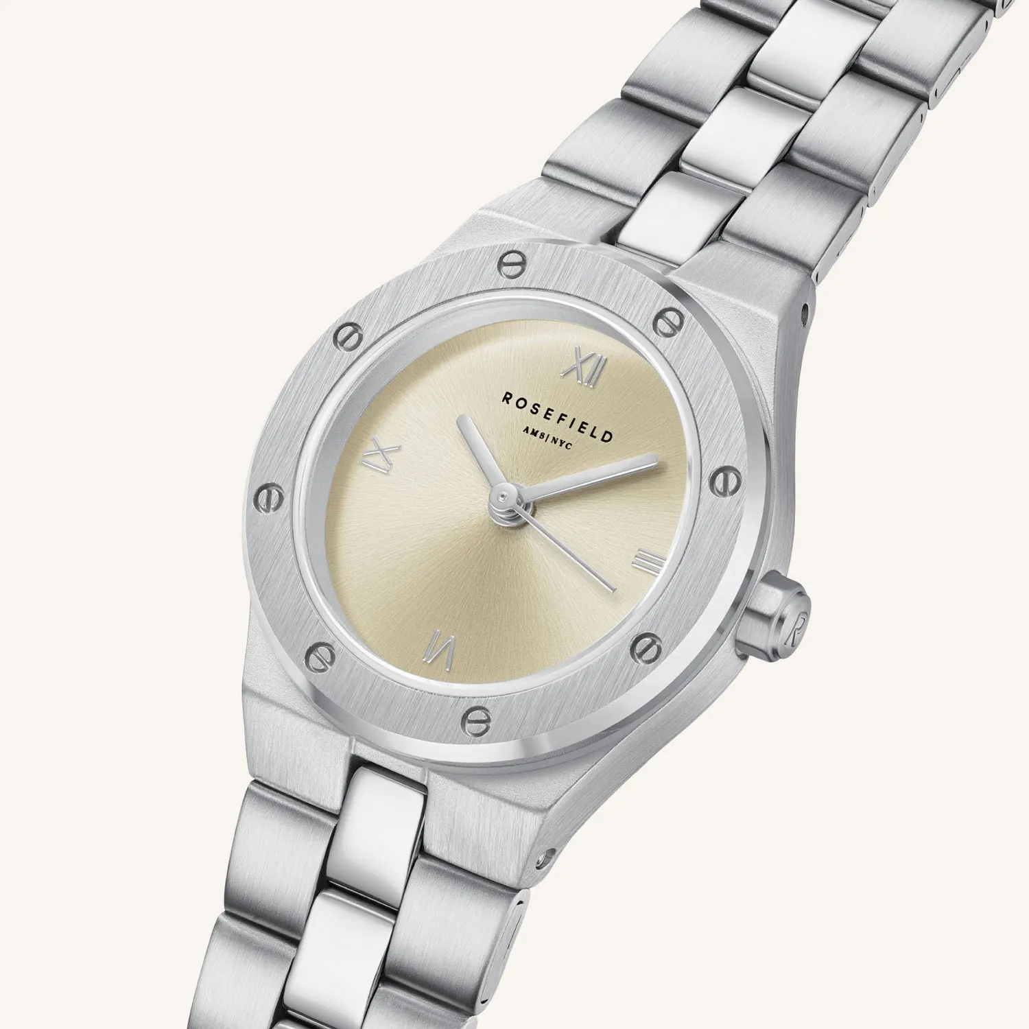 Rosefield Rose XS Silver klokke sølv 24 mm