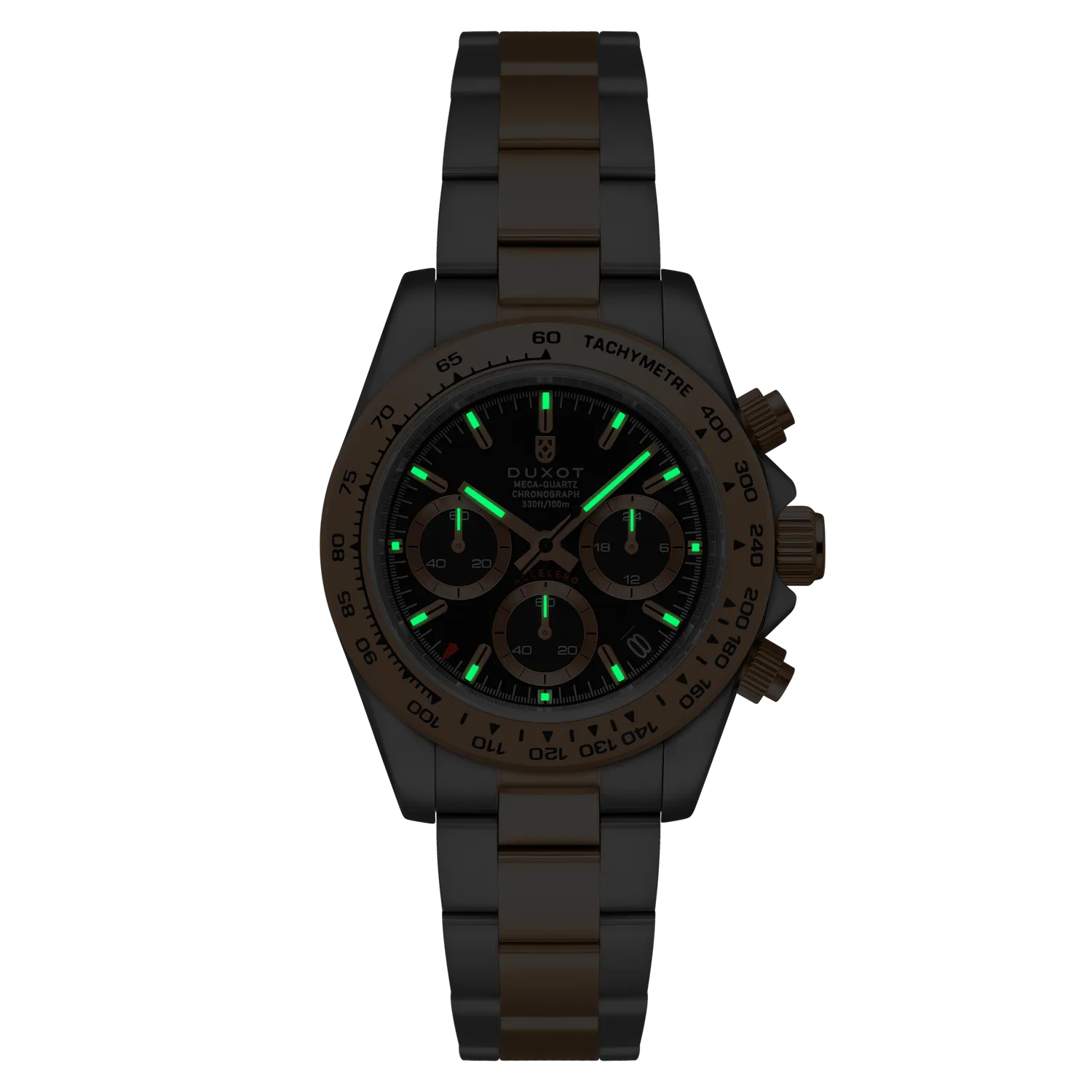 Duxot Accelero Coal Black kronografklokke
