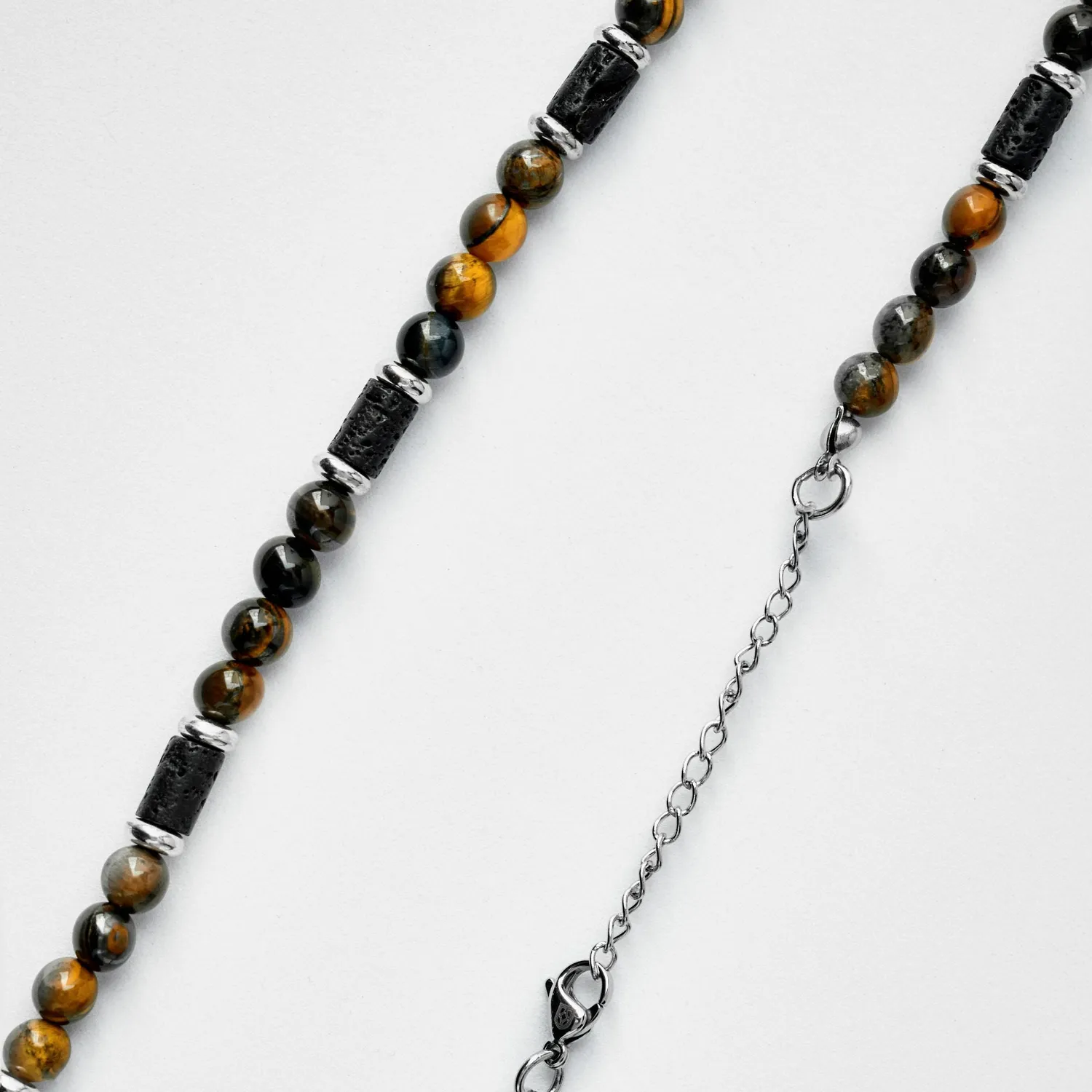 Duxot Atlantica Tiger Eye Lava Stones smykke tigerøye lavastein