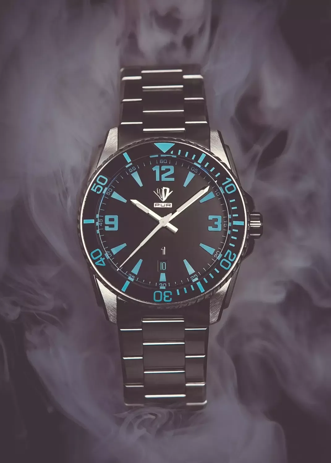 Perfekt Ur PUR 1 Sort armbåndsur