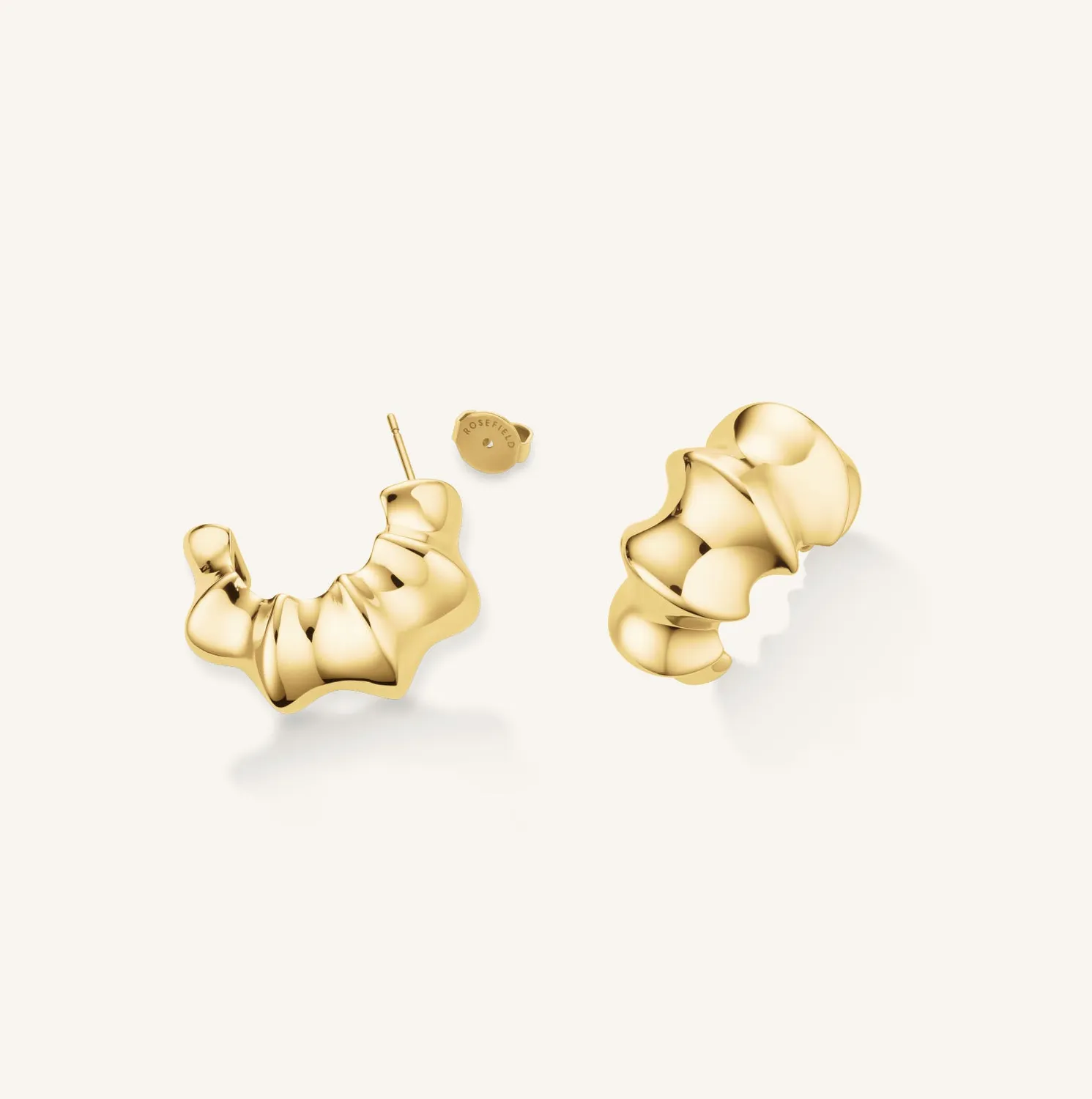 Rosefield Statement Earrings øredobber gull