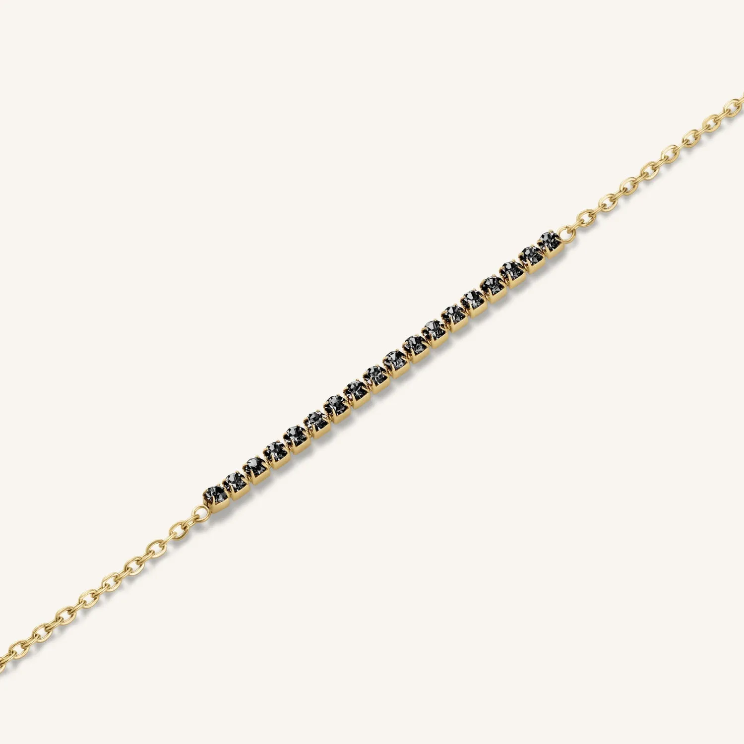 Rosefield Tennis Bracelet armbånd gullbelagt