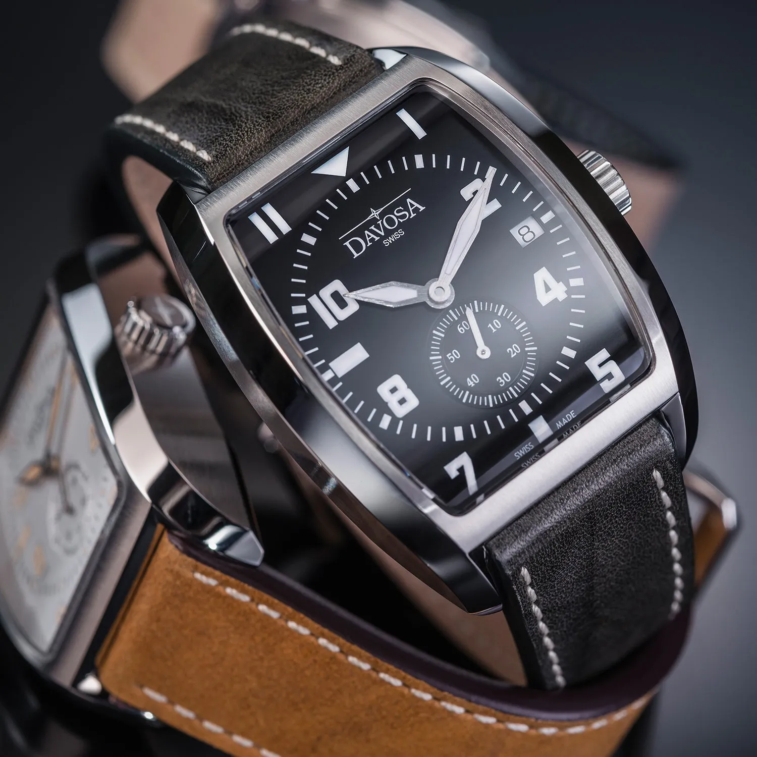 DAVOSA Evo 1908 automatisk klokke med dato