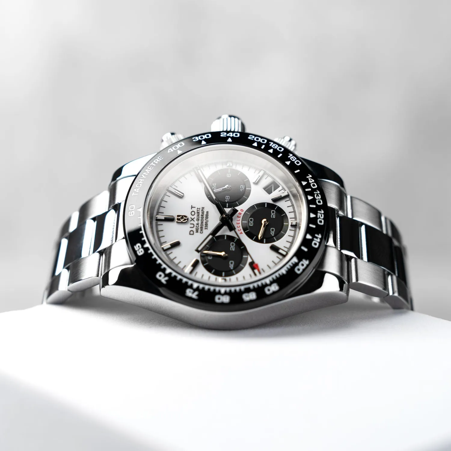 Duxot Accelero Insignia White kronograf klokke 40 mm