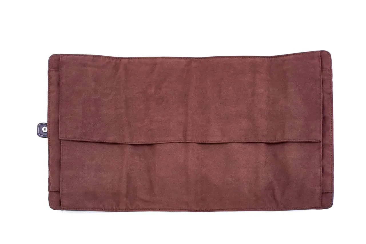 Leanschi Soft klokkerull for 8 klokker brun PU