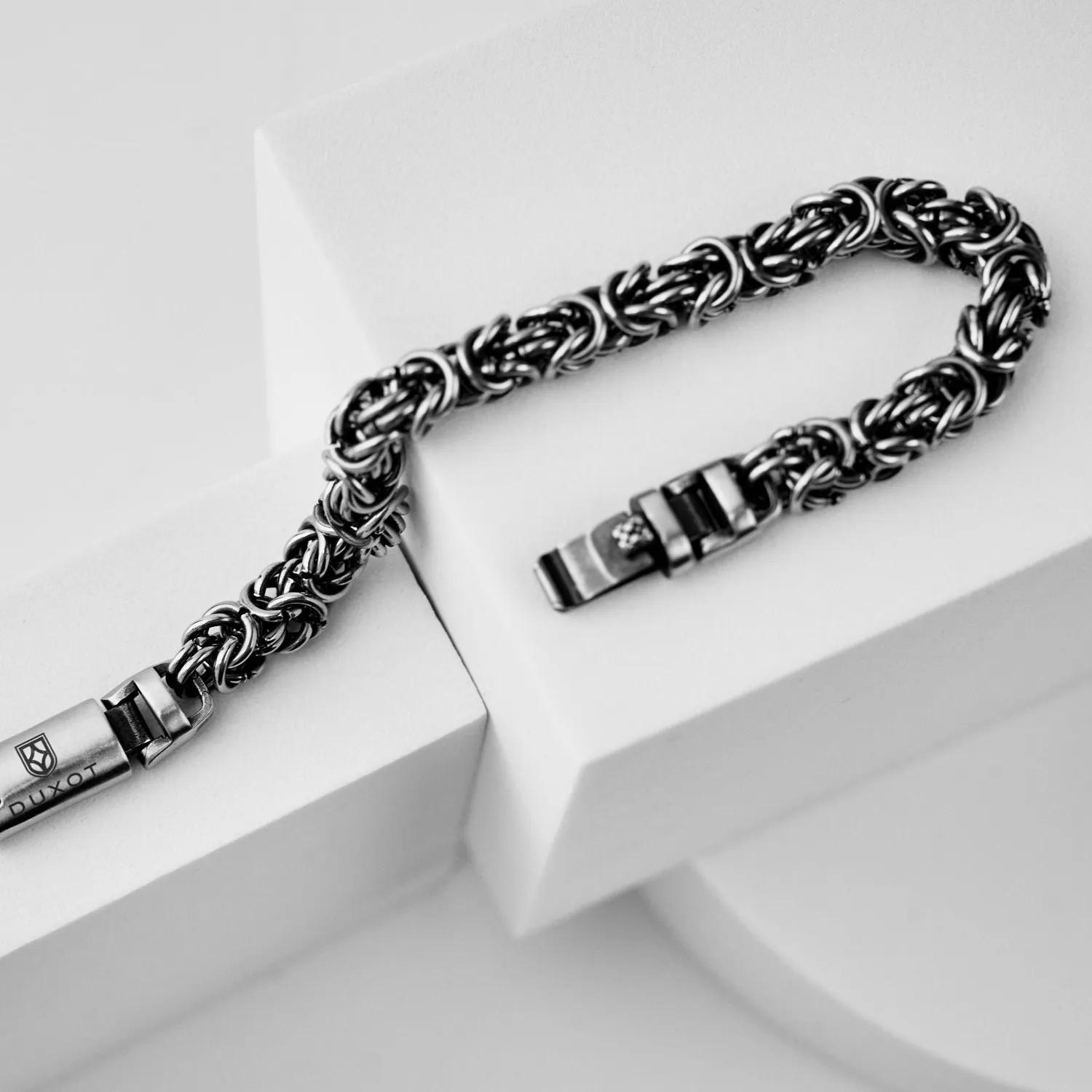 Duxot Serenata King Chain armbånd sølv