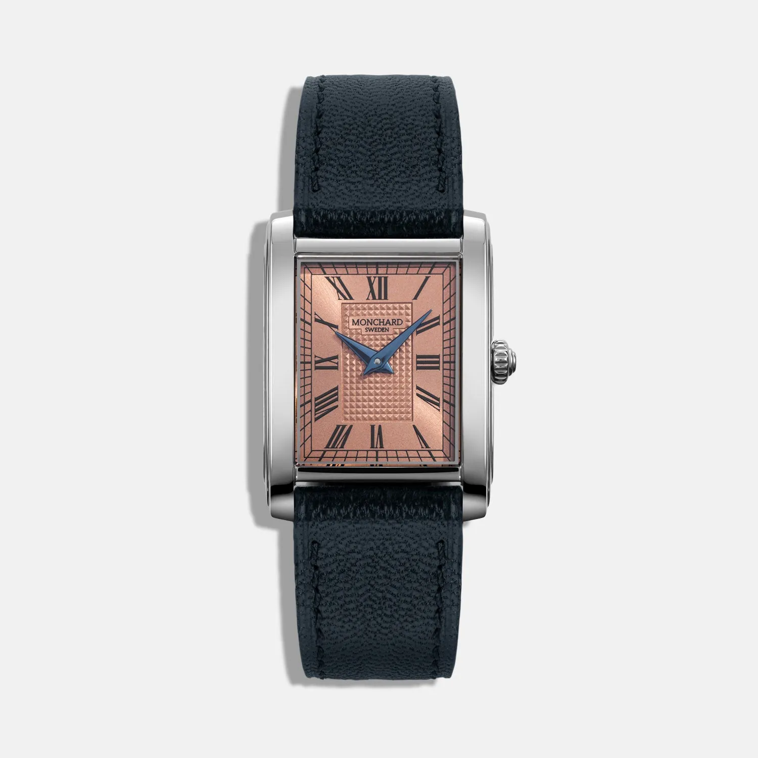 MonChard Limited Edition Salmon klokke med rem, lenke kan velges