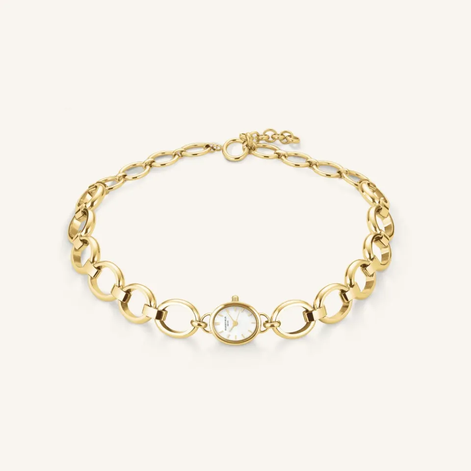 Rosefield Studio Choker halskjede gull 15 × 18 mm