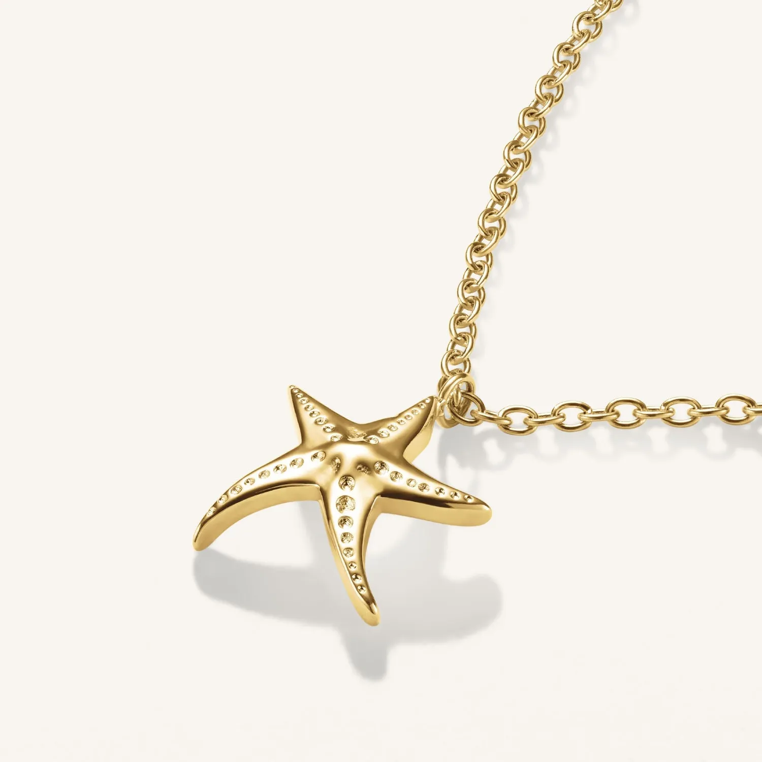 Rosefield Seastar Necklace halskjede gull 58–62 cm