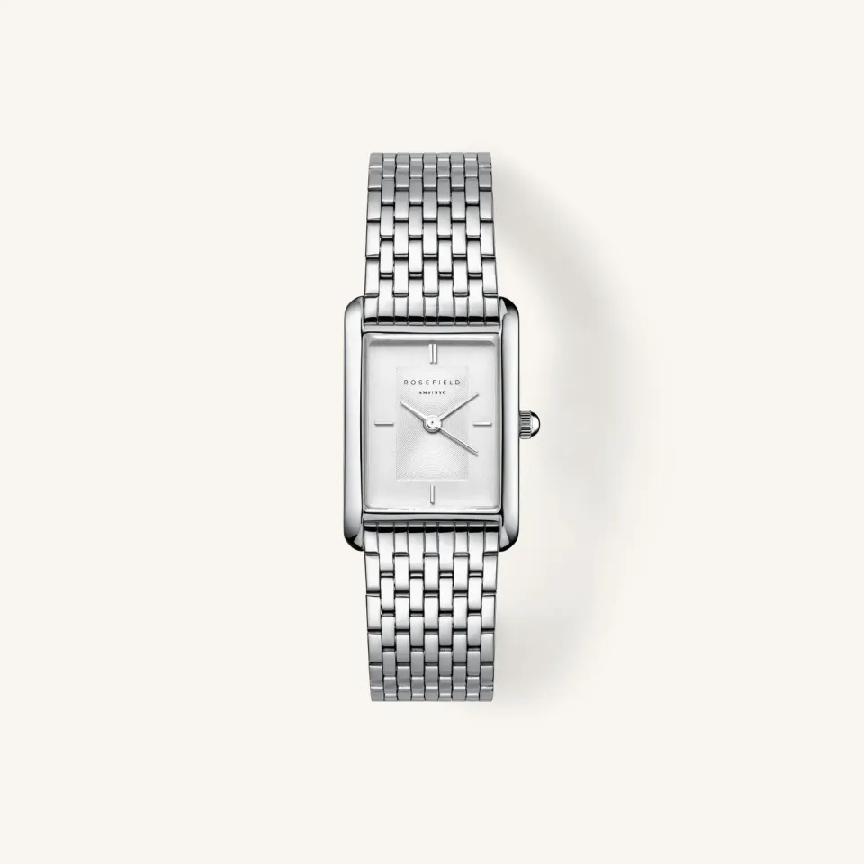 Rosefield Heirloom Silver klokke sølvfarget uten gravering