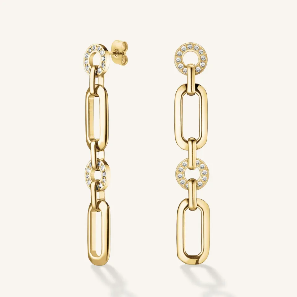 Rosefield Essentials Studs Earrings øredobber gull belagt stål