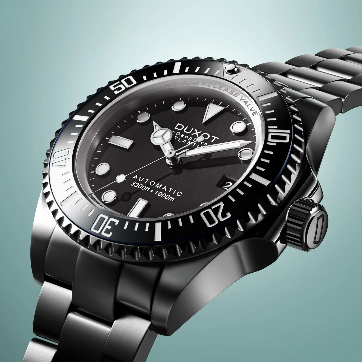 Duxot Atlantica Deep Dive Automatic Graphite dykkerklokke