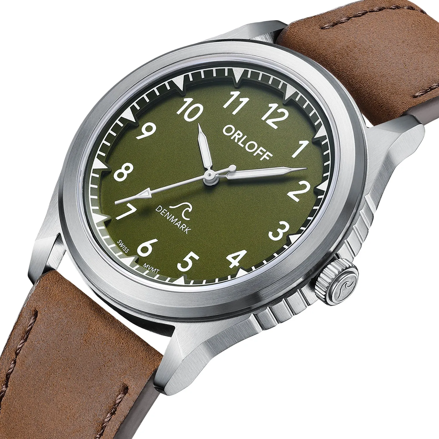 Orloff Forest O1007 herreklokke skinnrem safirglass
