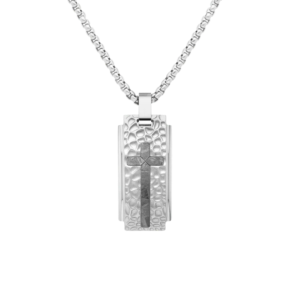 Duxot Marcel Argent Meteorite dog tag
