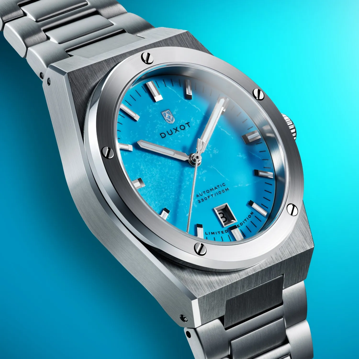 Duxot Bastia Turquoise klokke limited edition