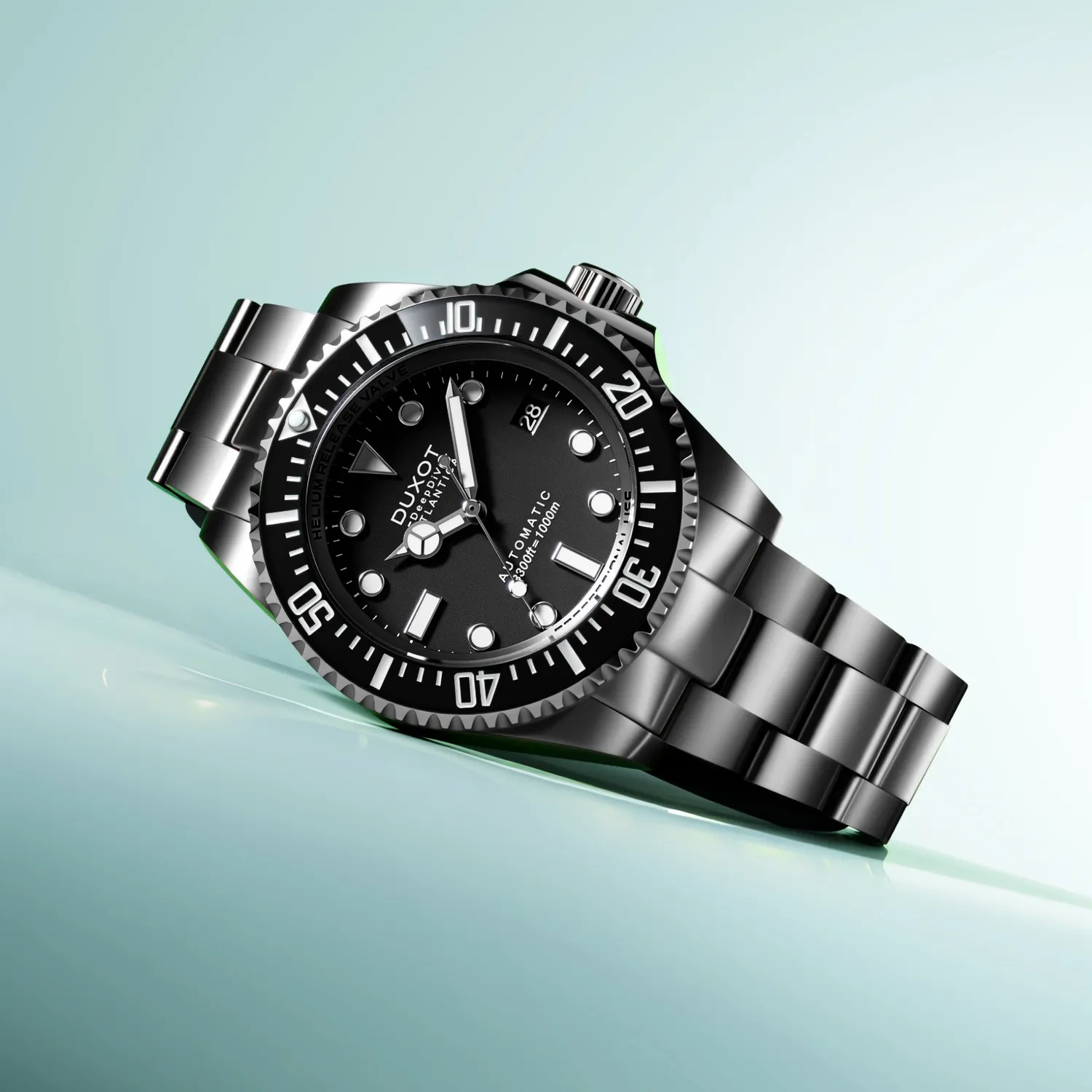 Duxot Atlantica Deep Dive Automatic Graphite dykkerklokke