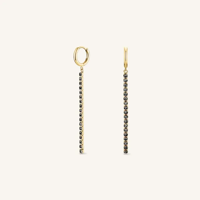 Rosefield Essentials Tennis Earrings hoops gull