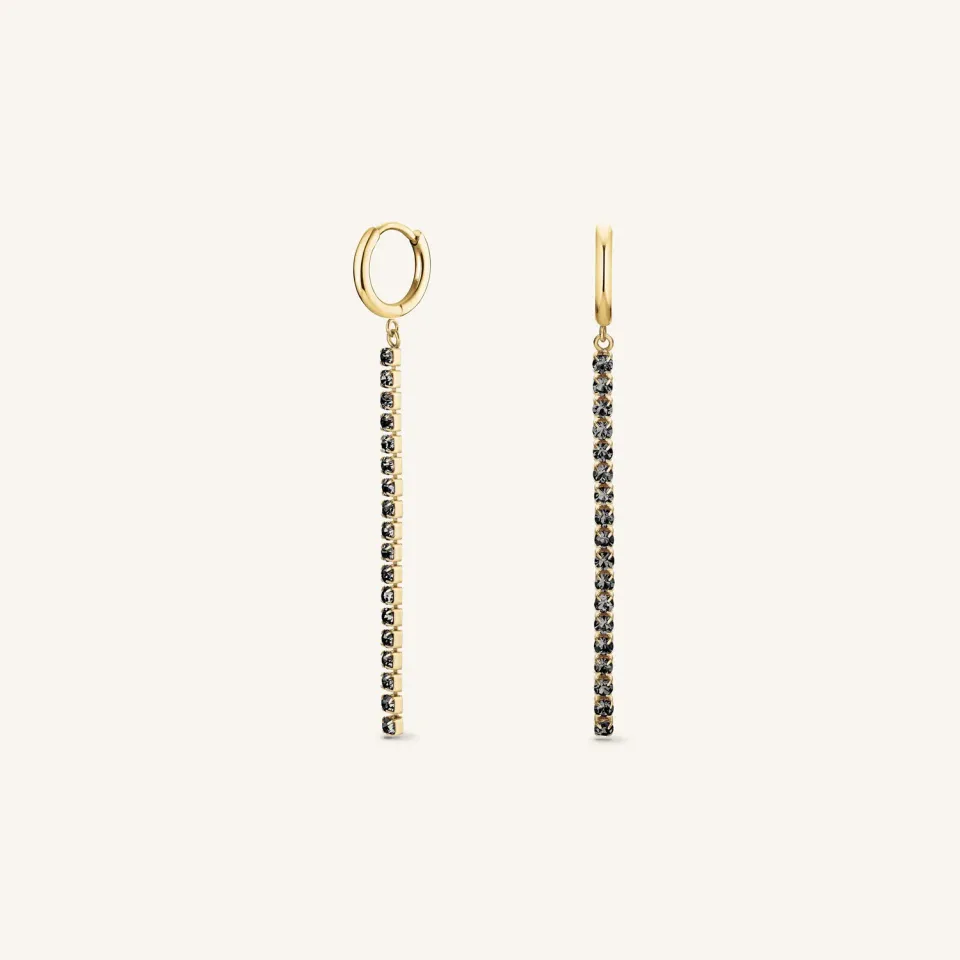 Rosefield Essentials Tennis Earrings hoops gull