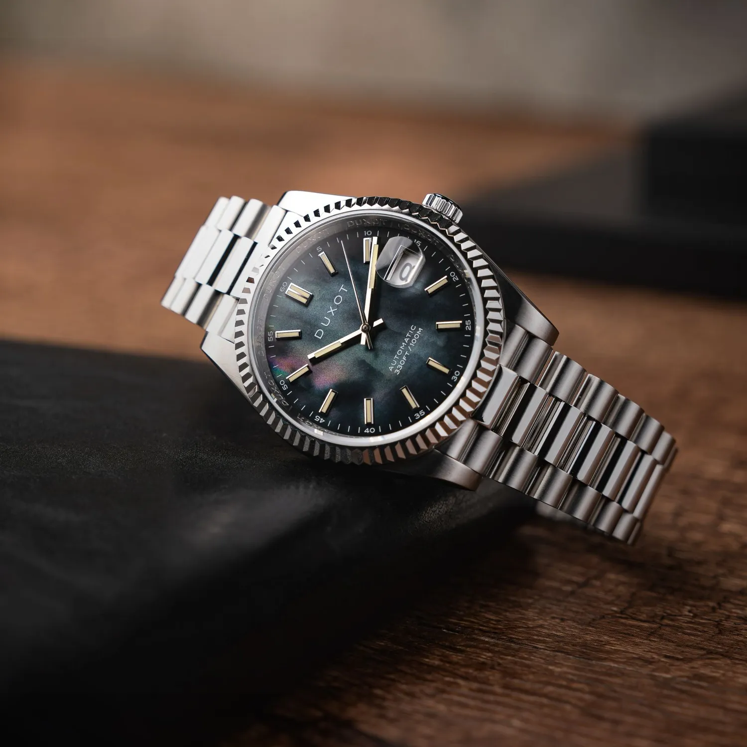 Duxot Marcel Automatic klokke Stout Black 40 mm 10 ATM