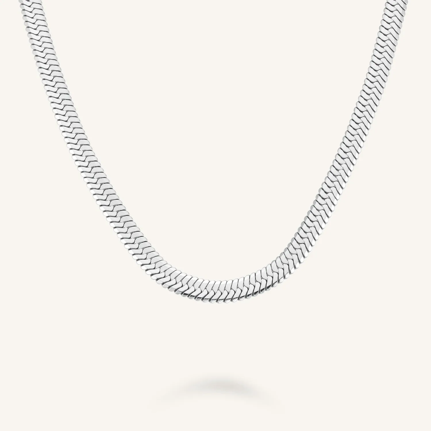 Rosefield Large Snake Necklace halskjede gull 6 mm