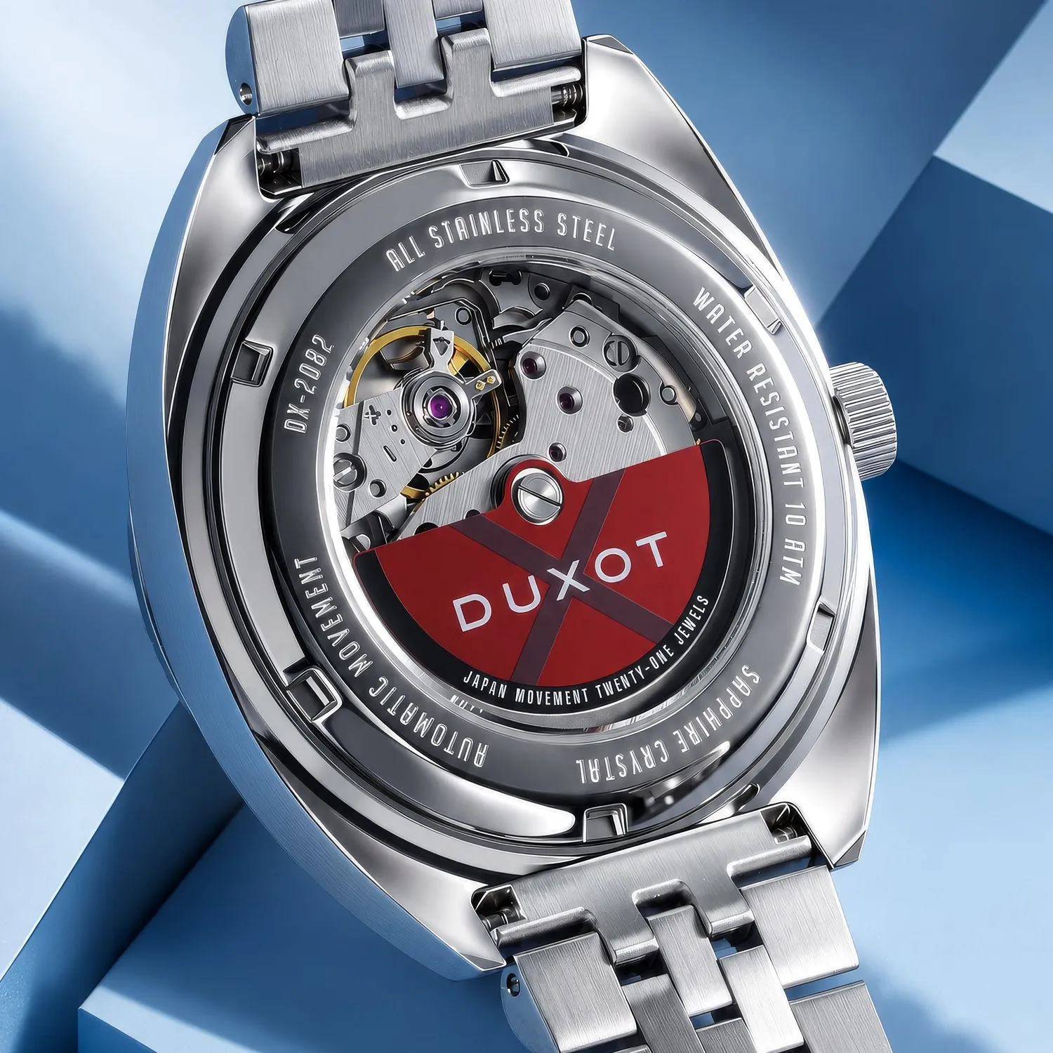 Duxot Siena Glacial Blue klokke automatisk 40 mm