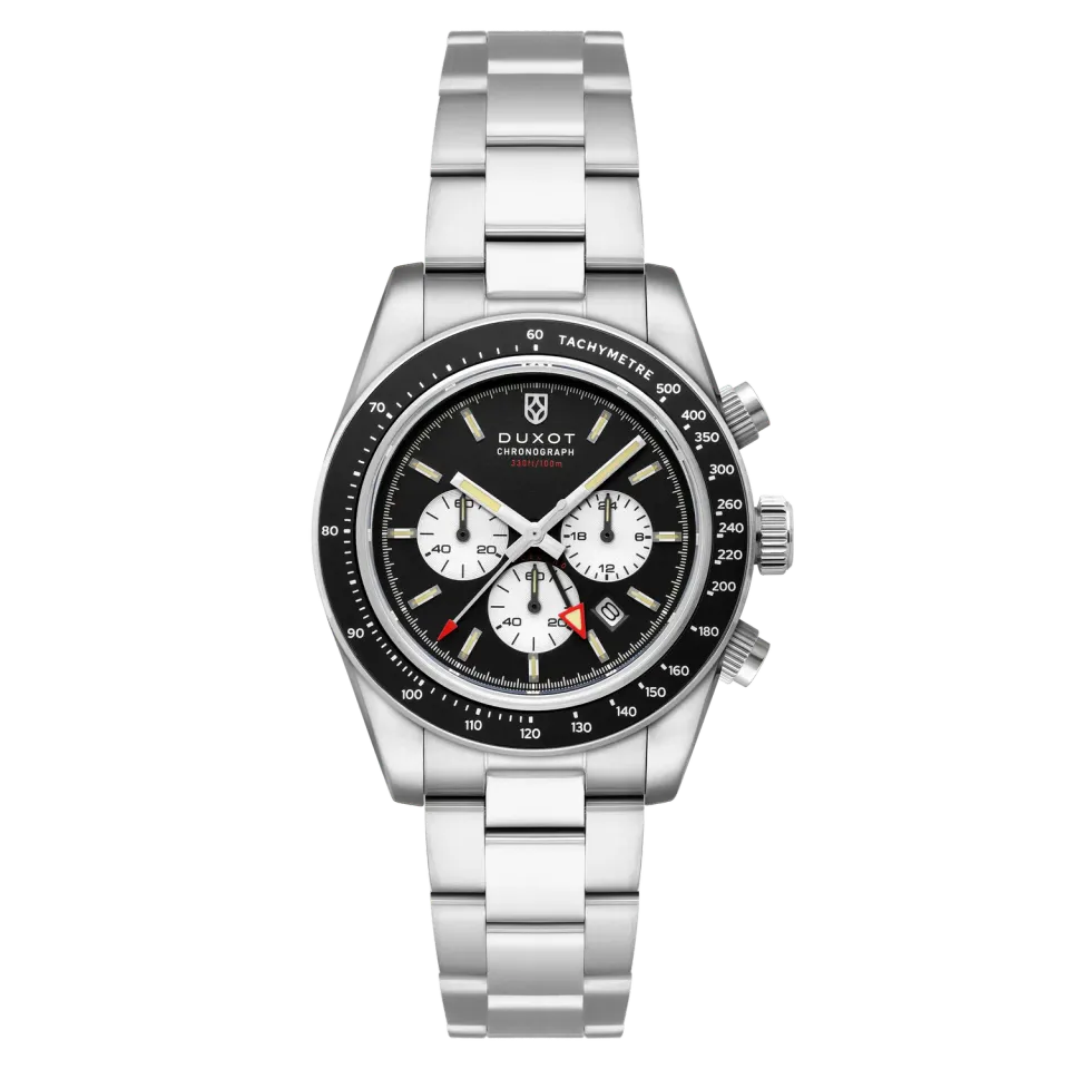 Duxot Vitesse kvartsur 39 mm Charcoal Black